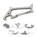 Titanium Shark EDC Tool Carabiner With Bottle Opener